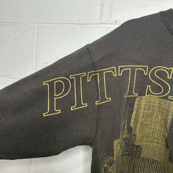 Vintage NFL Pittsburgh Steelers City Spellout Sweatshirt USA - Picture 4 of 9